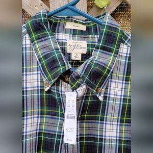 J. Crew Slim Fit Brushed Twill Large NWT